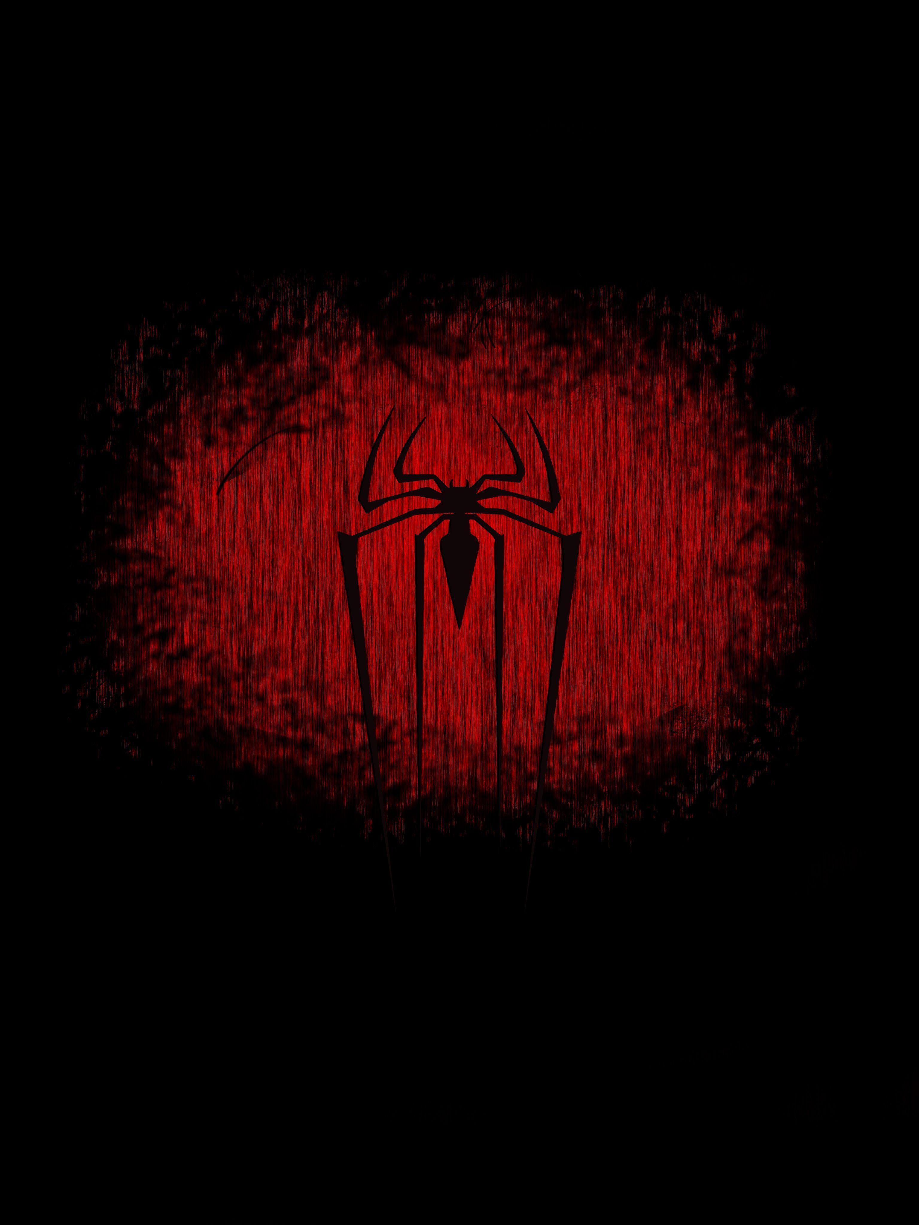 3072x4096 Spider Man Logo Wallpaper Man