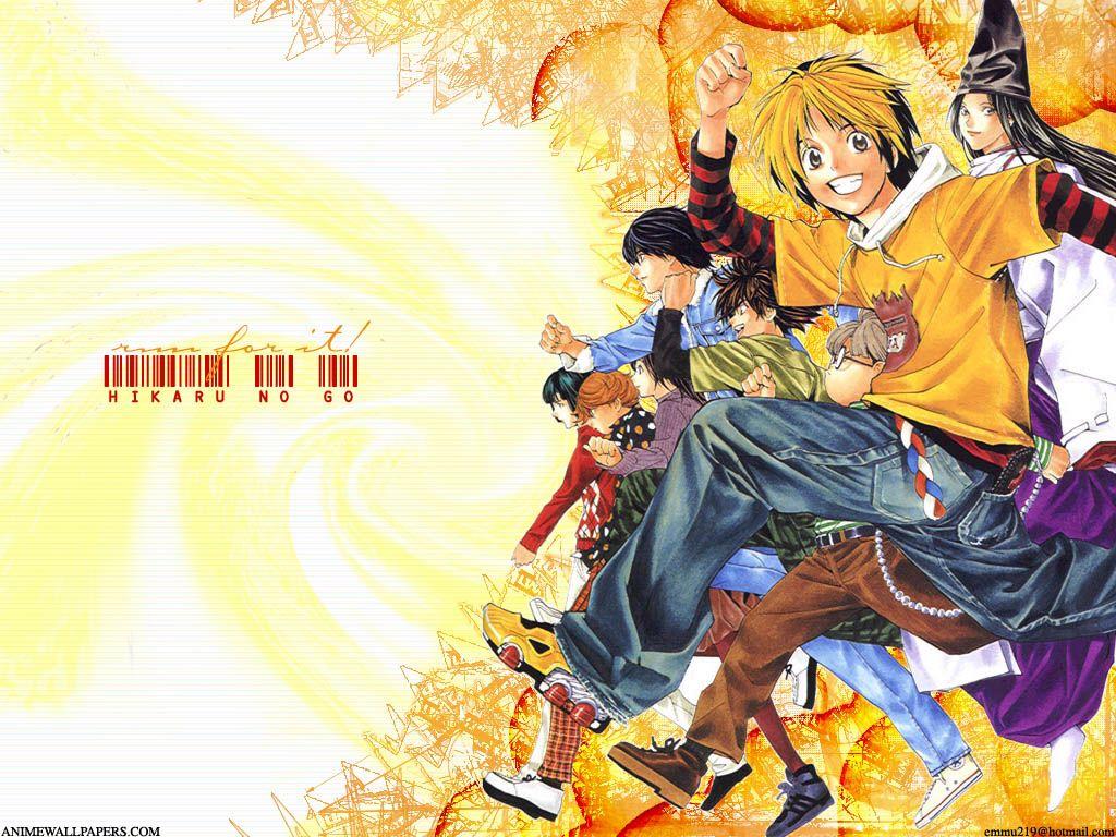 Download wallpapers Hikaru no Go, art, Japanese manga, anime characters,  Akira Touya, Hikaru Shindou for desktop free. Pictures for desktop free