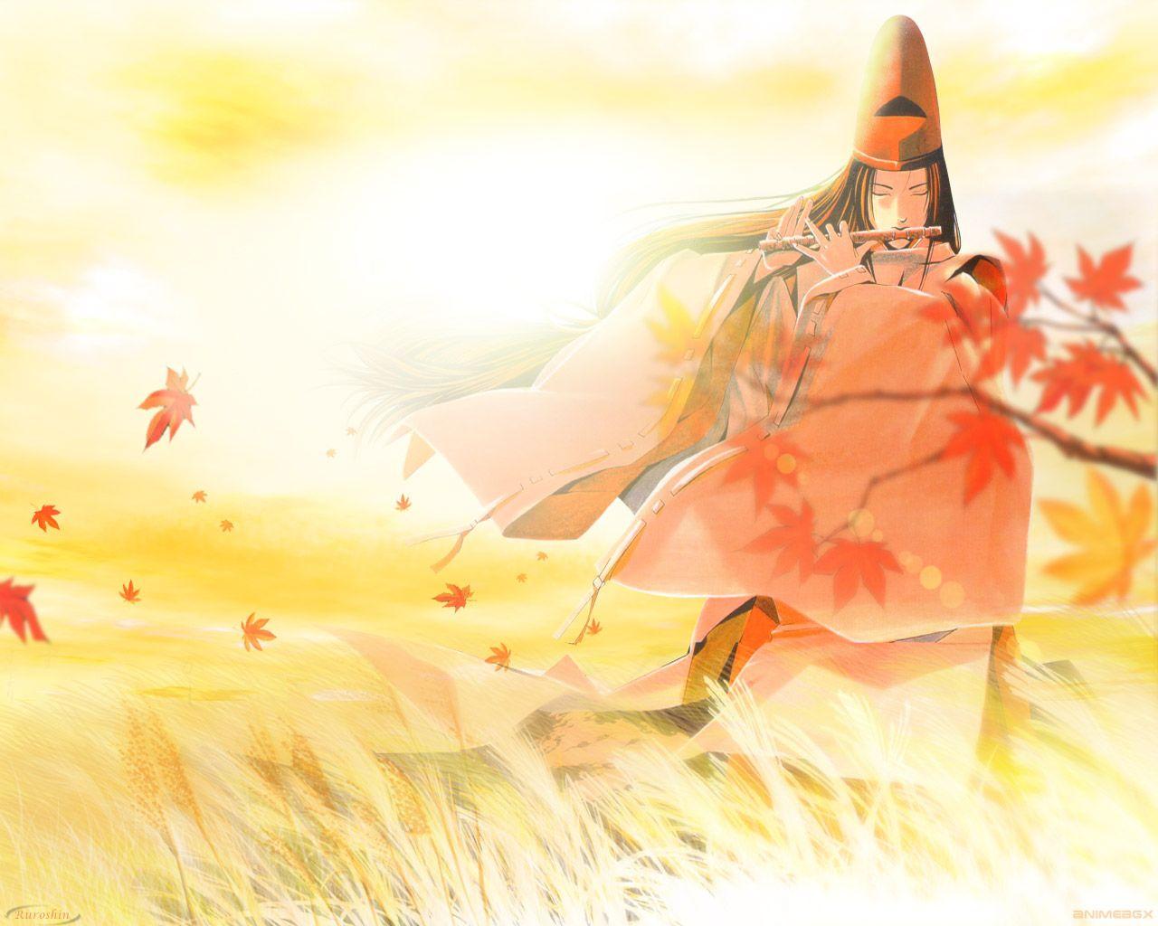 1280x1024 all male flute fujiwara no sai hikaru no go instrument male