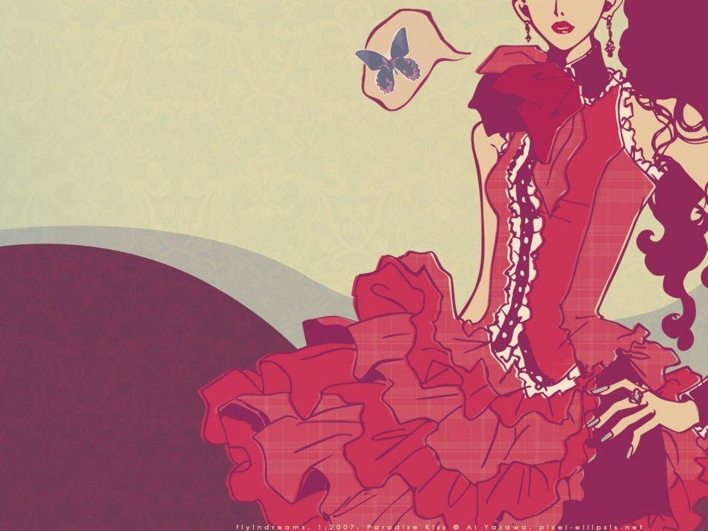1024x768 Paradise Kiss Ai Anime Image Board