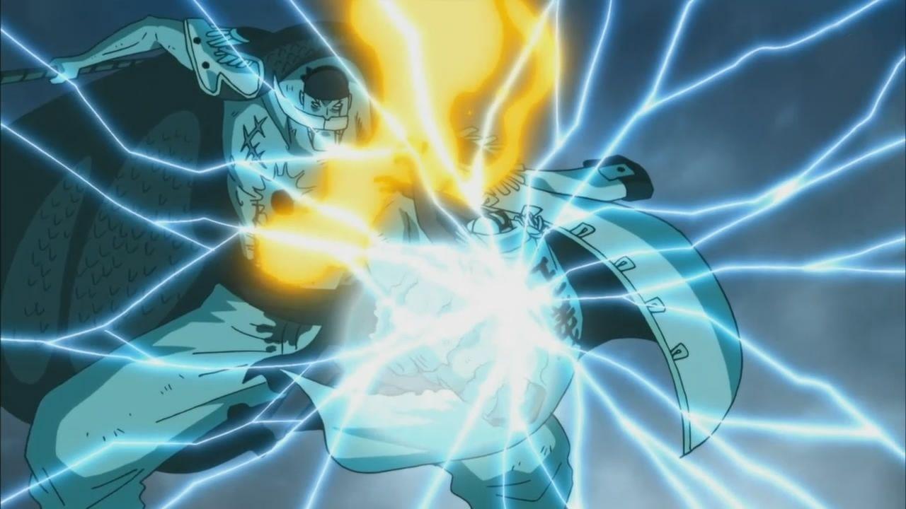 1280x720 Whitebeard strikes Akainu Whitebeard Newgate
