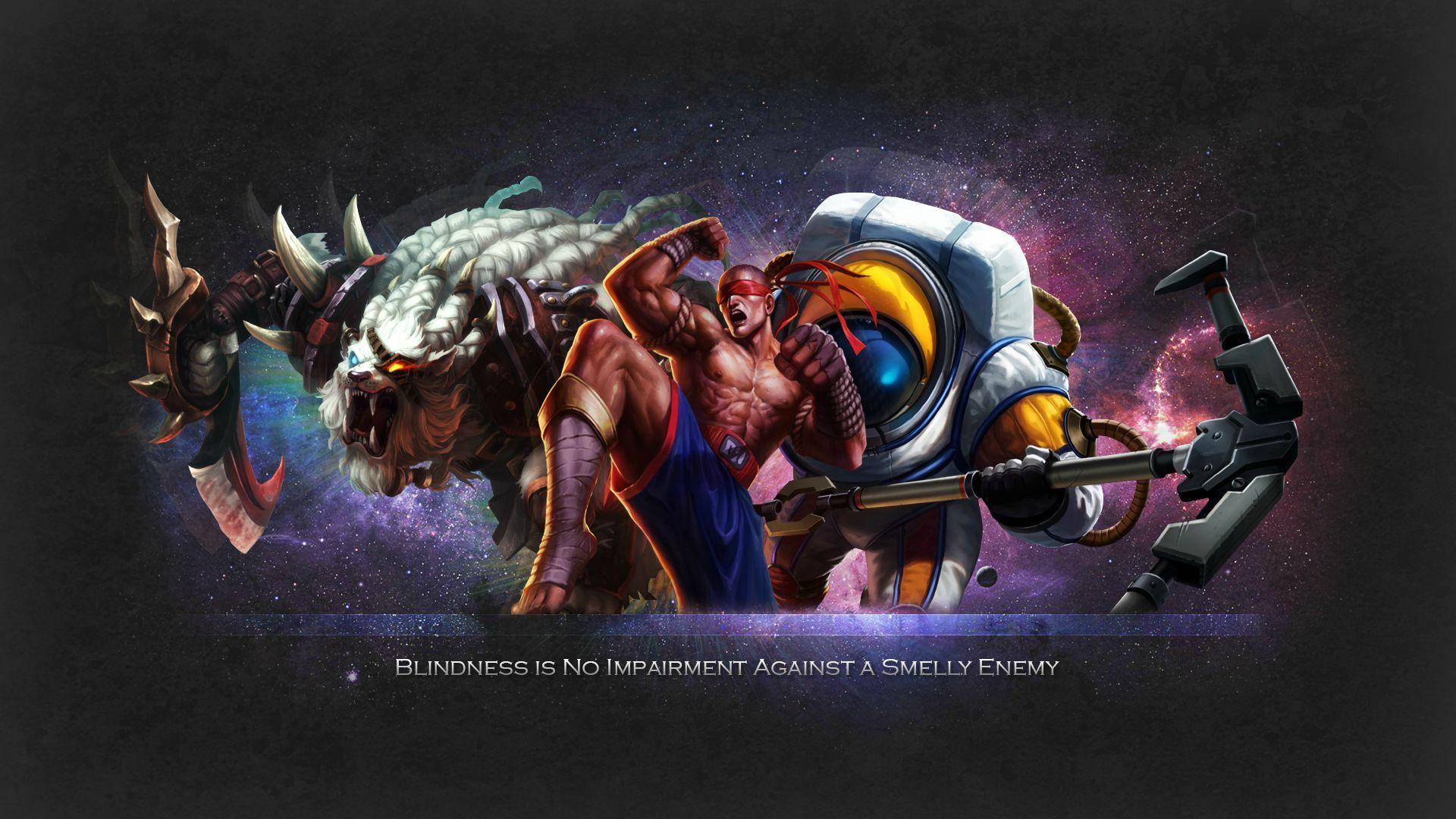 1920x1080 Terrowen Requested Lee Sin Quote Wallpaper