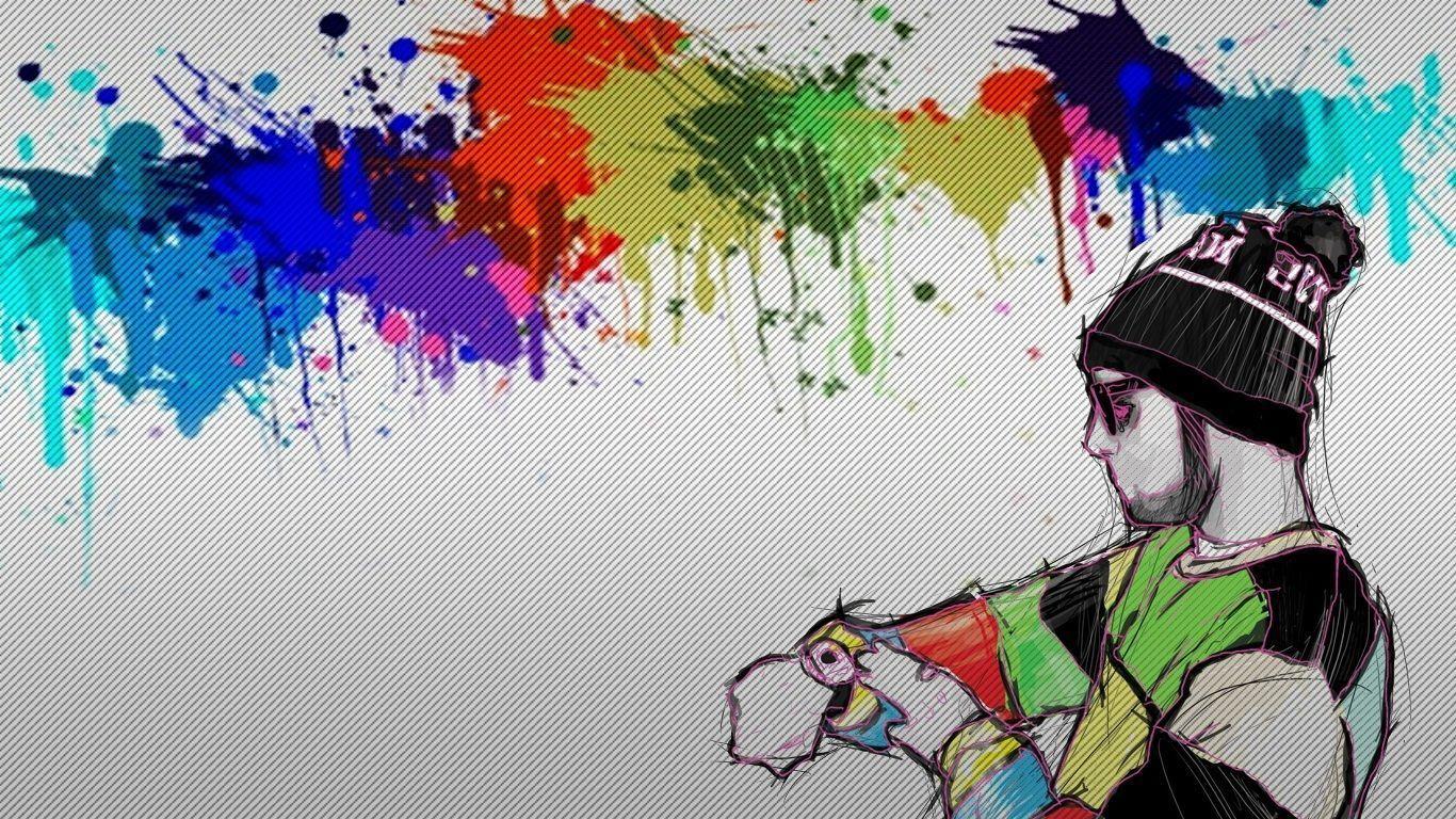 1366x768 Mac Miller Wallpaper