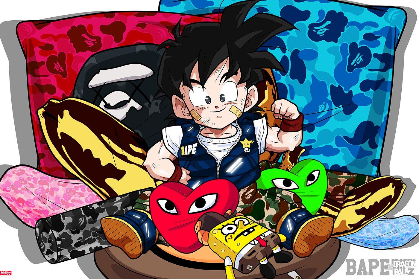 1400x933 Bape x Dragonball Z