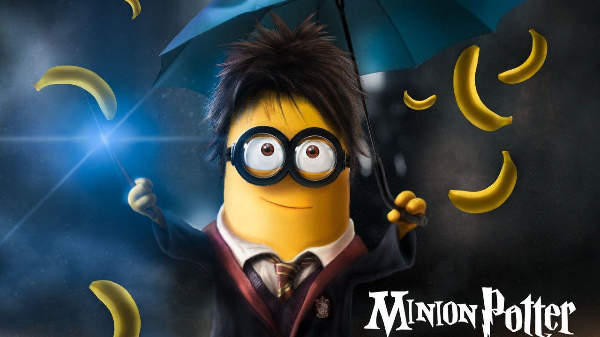 1920x1080 Cute Minion Background Download
