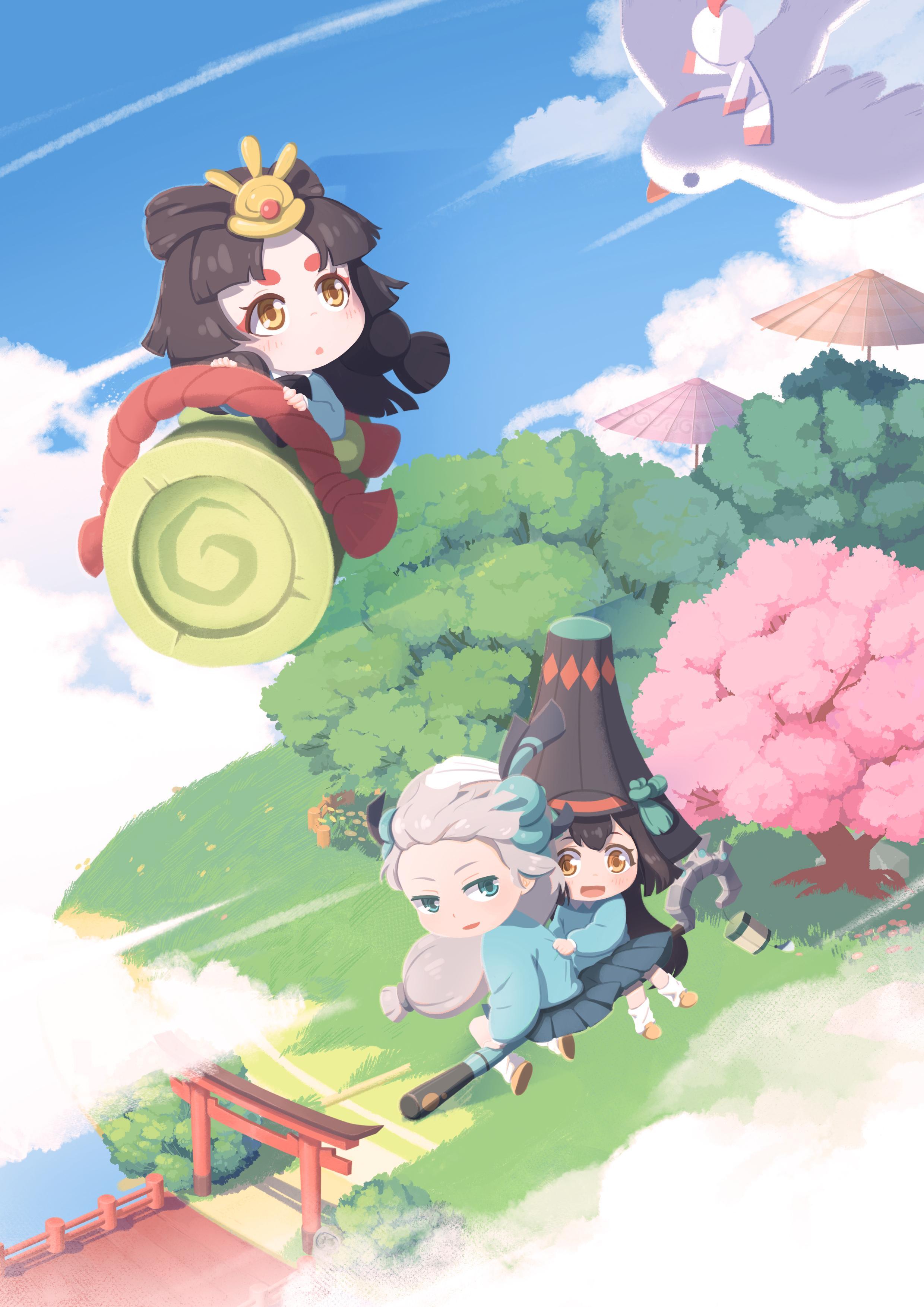 2480x3508 Hundred Spirits Kindergarten phone wallpaper for Children's
