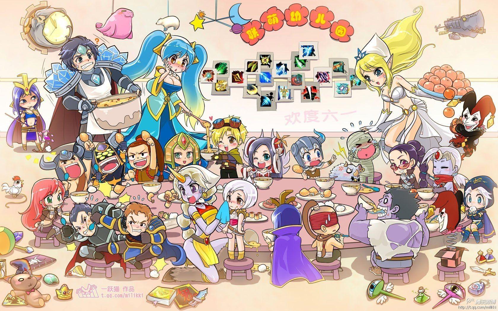 1680x1050 League Of Legends Kindergarten Wallpaperx1050