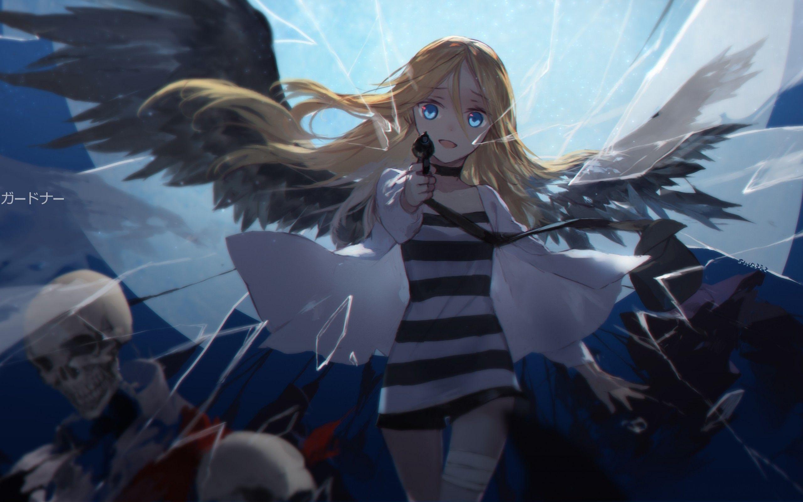 2560x1600 Download 2560x1600 Satsuriku No Tenshi, Ray, Wings, Blonde