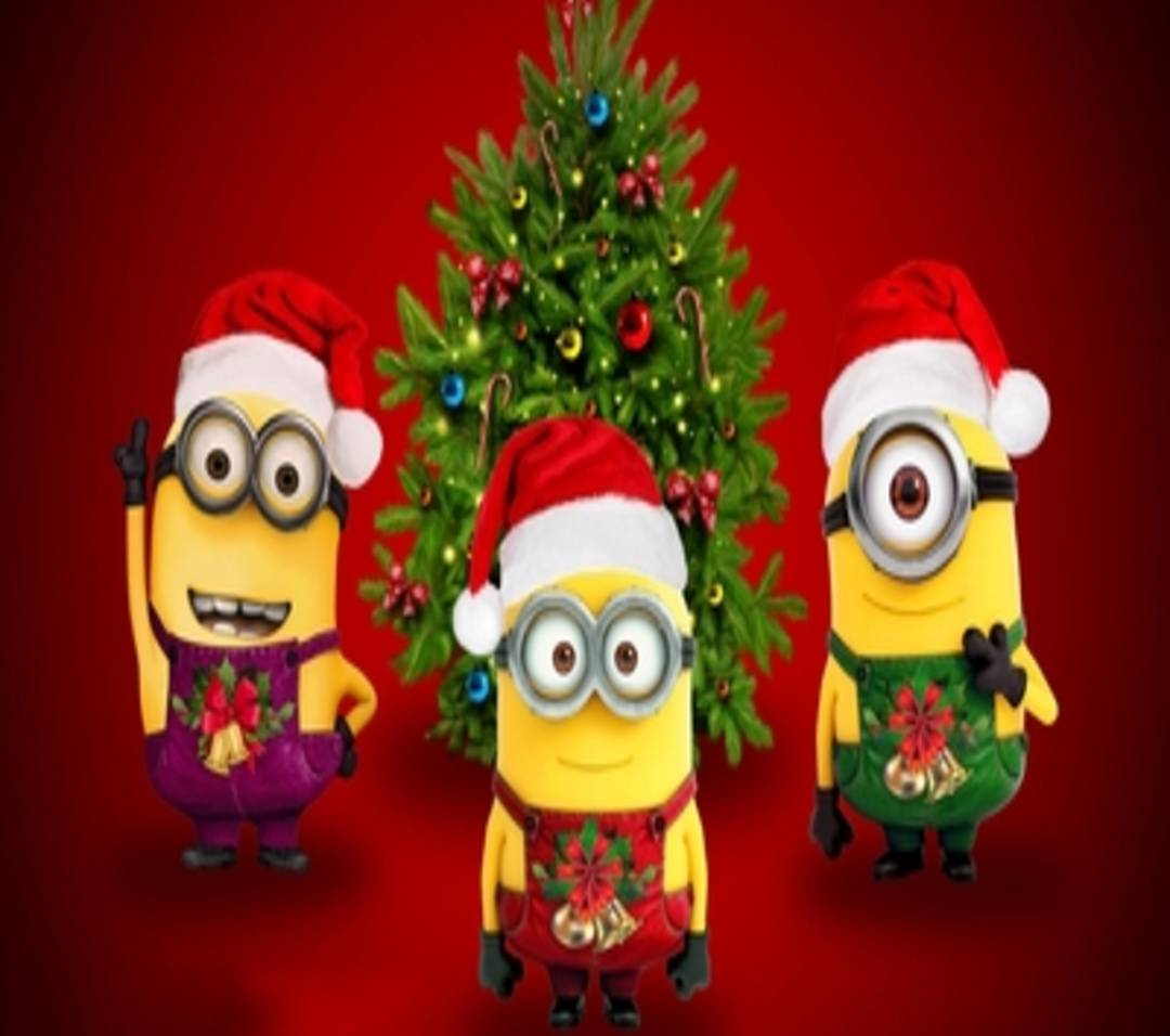 Minions Christmas Wallpapers - Top Free Minions Christmas Backgrounds ...