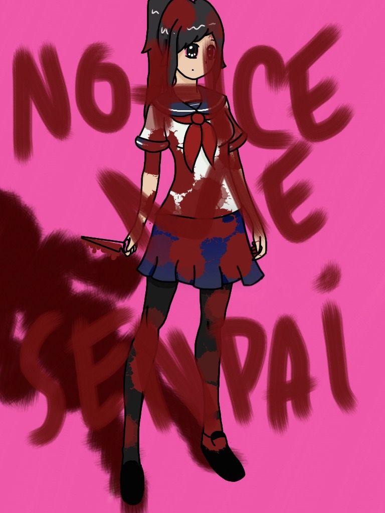 768x1024 Yandere Chan Fan Art Simulator Fan Club Fan Art