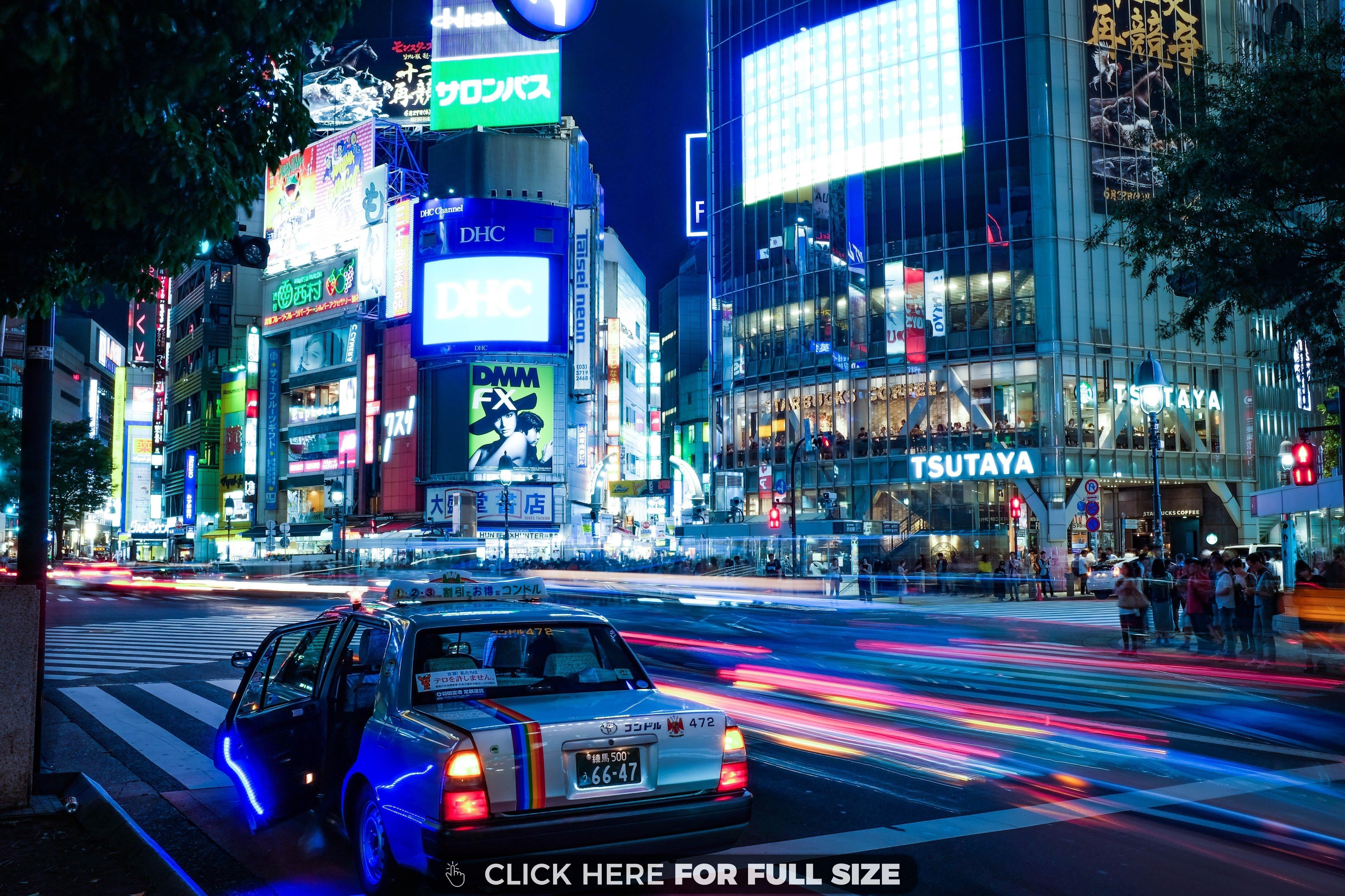 4896x3264 Downtown Tokyo 4K wallpaper