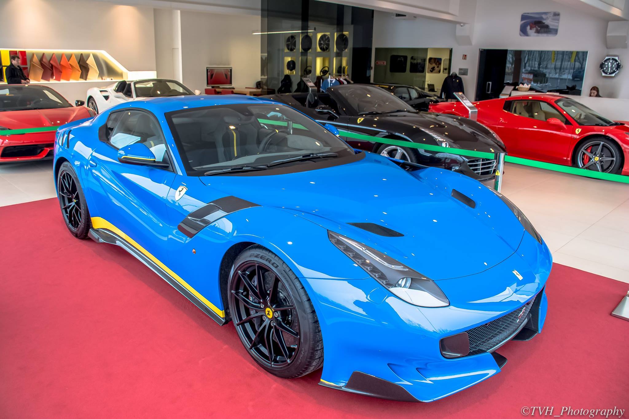 2048x1365 Ferrari F12tdf in Azzuro Dino blue color. Invictus Cars