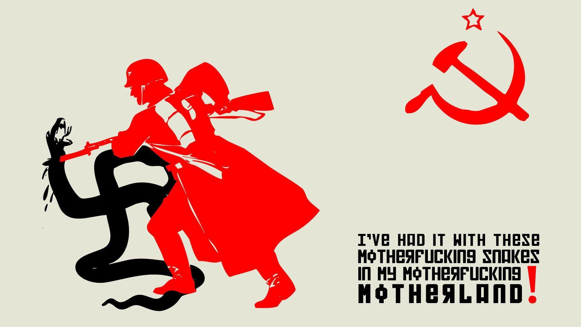 1920x1080 soldiers, Russia, snakes, Communist, World War II, Soviet Russia