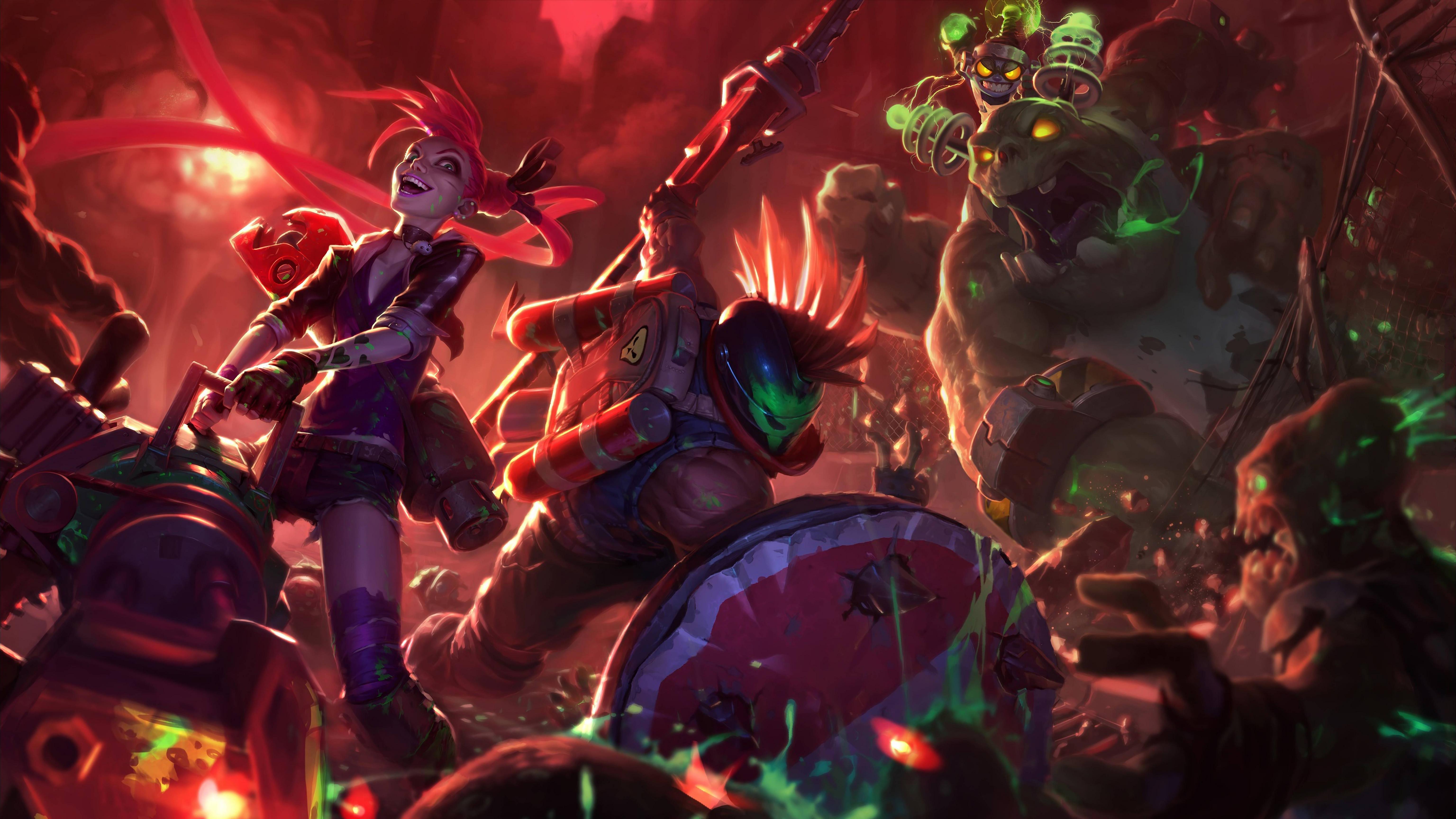 7680x4320 Pantheon 4K 8K HD League of Legends Wallpaper