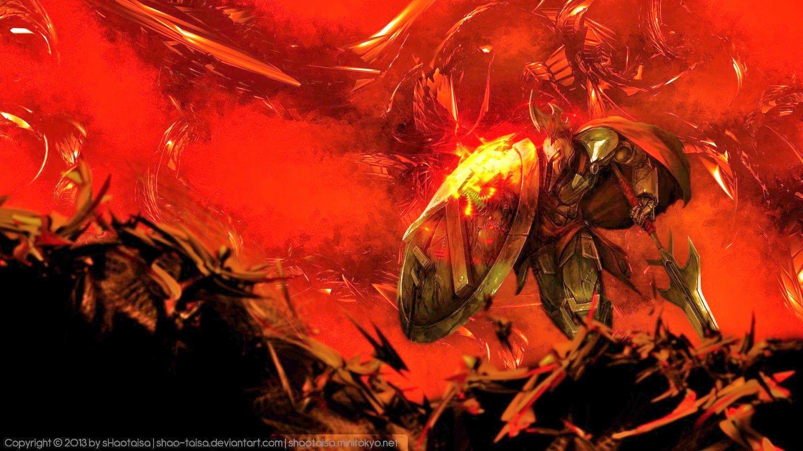 1600x900 Pantheon League of Legends Wallpaper, Pantheon Desktop Wallpaper
