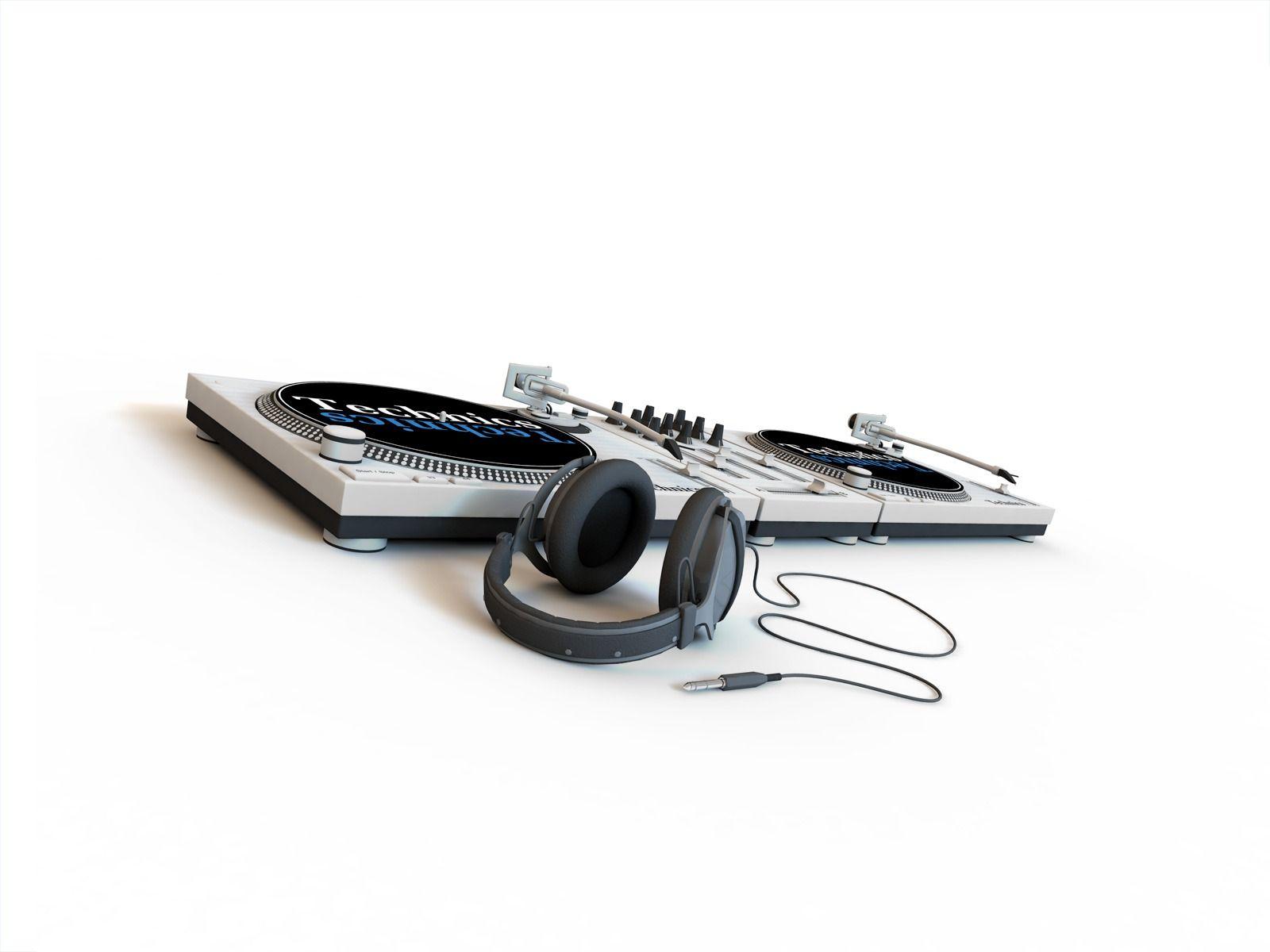 1600x1200 DJ Mixer Wallpaper Abstract 3D Wallpaper in jpg format