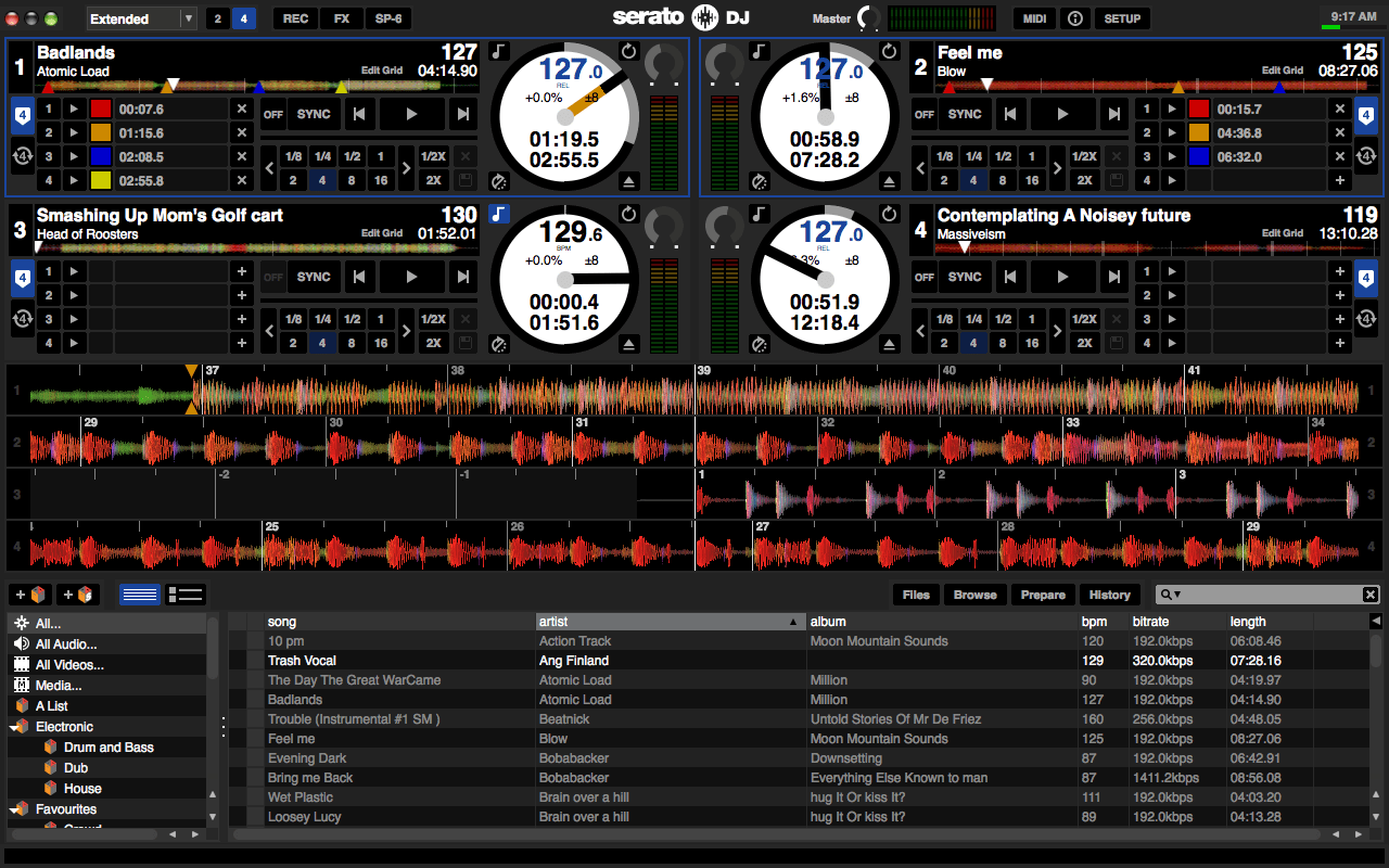 1280x800 Music Production Software best out there: Serato DJ