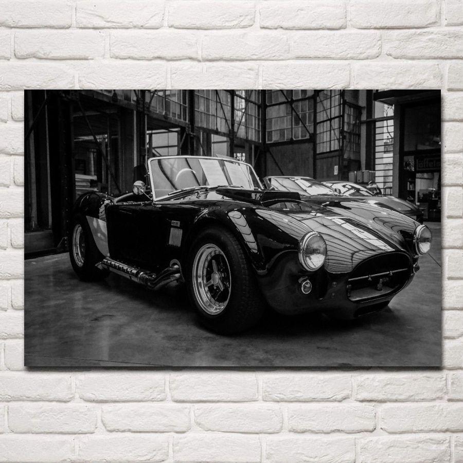 900x900 US $7.67 36% OFF. retro Sports Car Shelby Cobra Wallpaper Living Room Decor Home Wall Art Decor Wood Frame Fabric Posters KF002 In Painting &