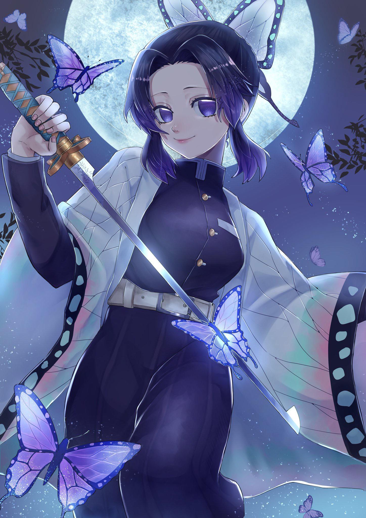 Kochou Shinobu Wallpapers Top Free Kochou Shinobu Backgrounds 