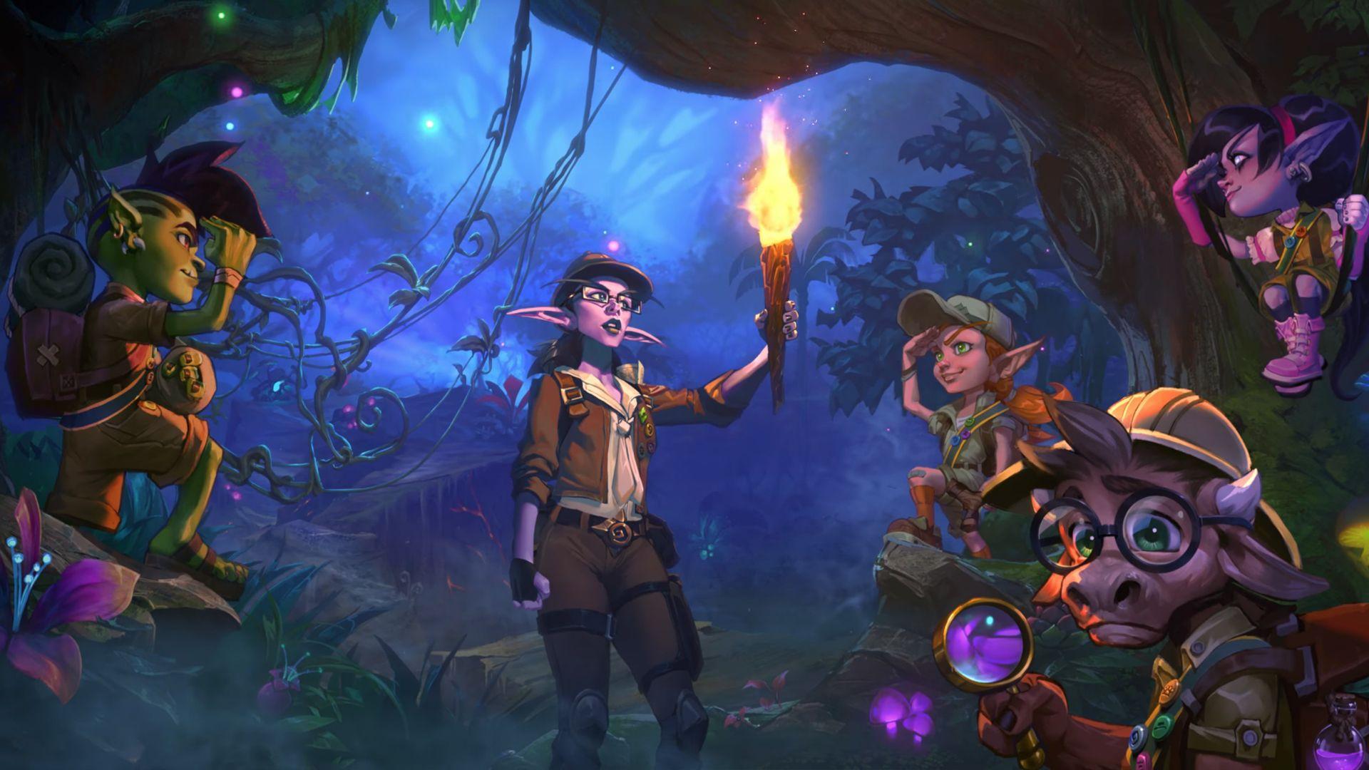 1920x1080 Journey to Un'Goro Wallpaper Top Decks