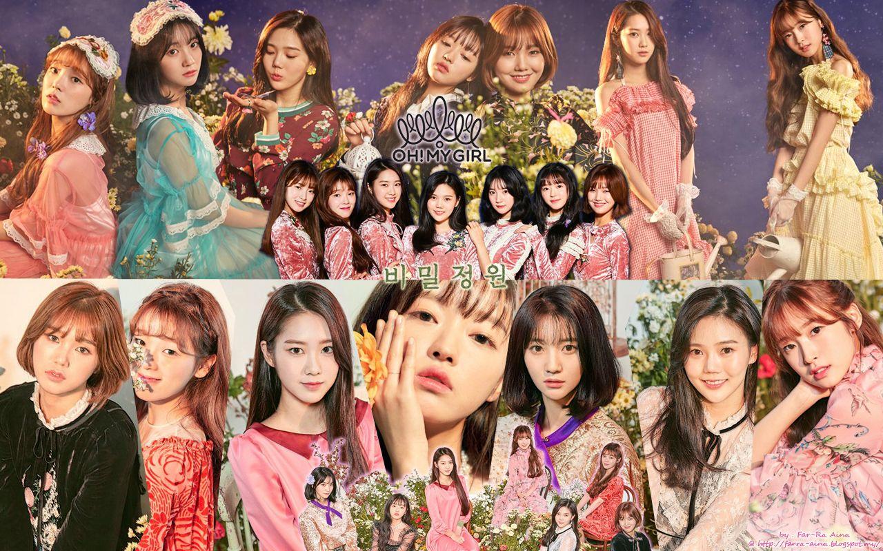 1280x800 K Pop Lover ^^: OH MY GIRL Garden WALLPAPER