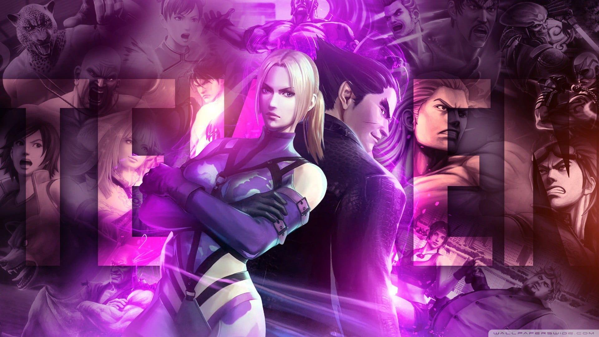 1920x1080 Tekken poster, Tekken, Nina Williams (Tekken), Jin Kazama