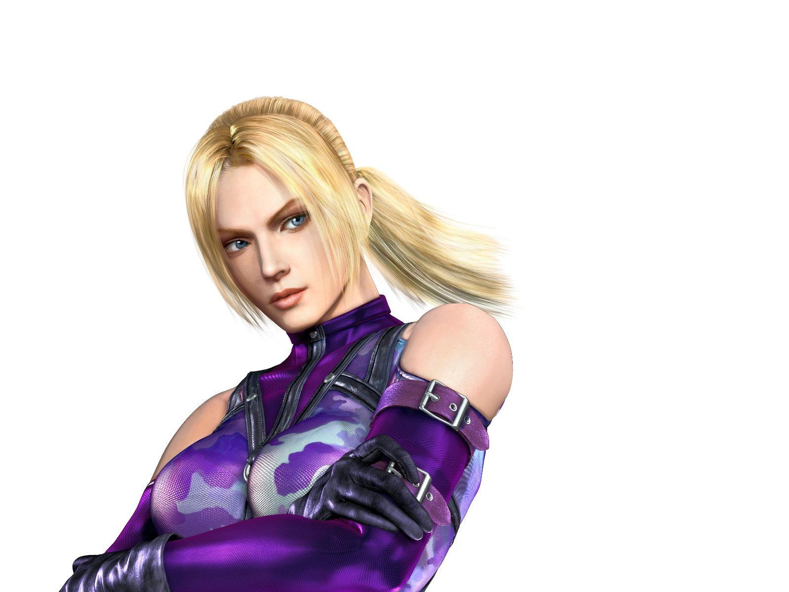 1600x1200 Tekken, CGI, Nina Williams, simple background wallpaper