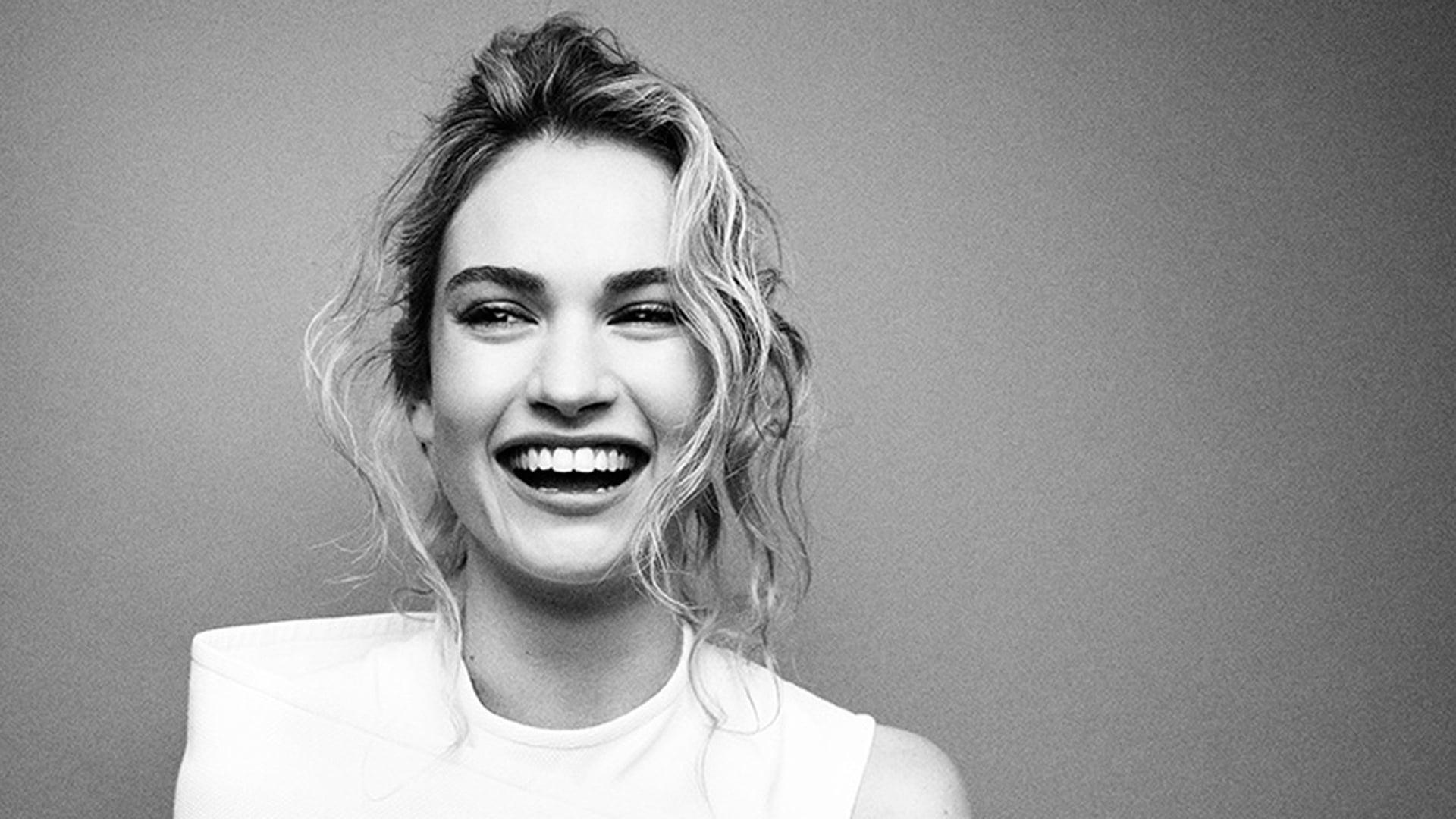1920x1080 Lily James wallpaper HD free Download
