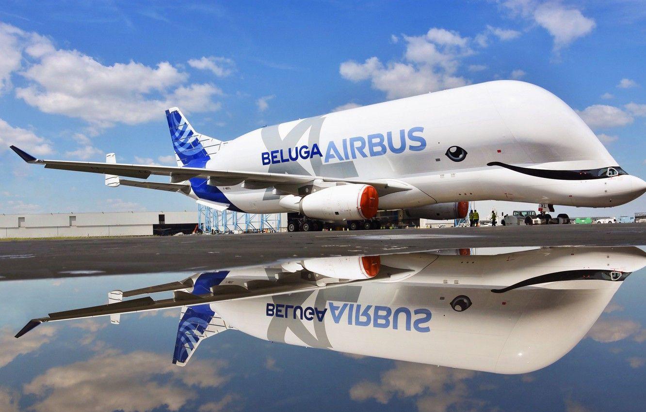 1332x850 Wallpaper the plane, Reflection, the plane, Cargo, Airbus