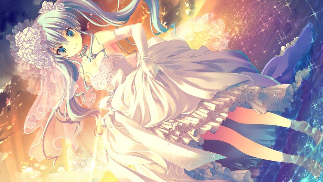 1244x700 Bride girl anime cute girl wallpaperx900