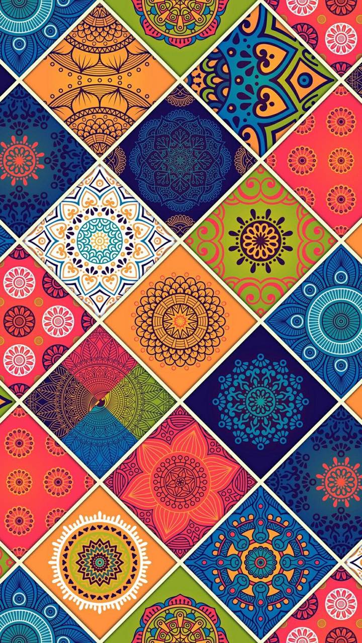 720x1280 Colourful Abstract Wallpaper