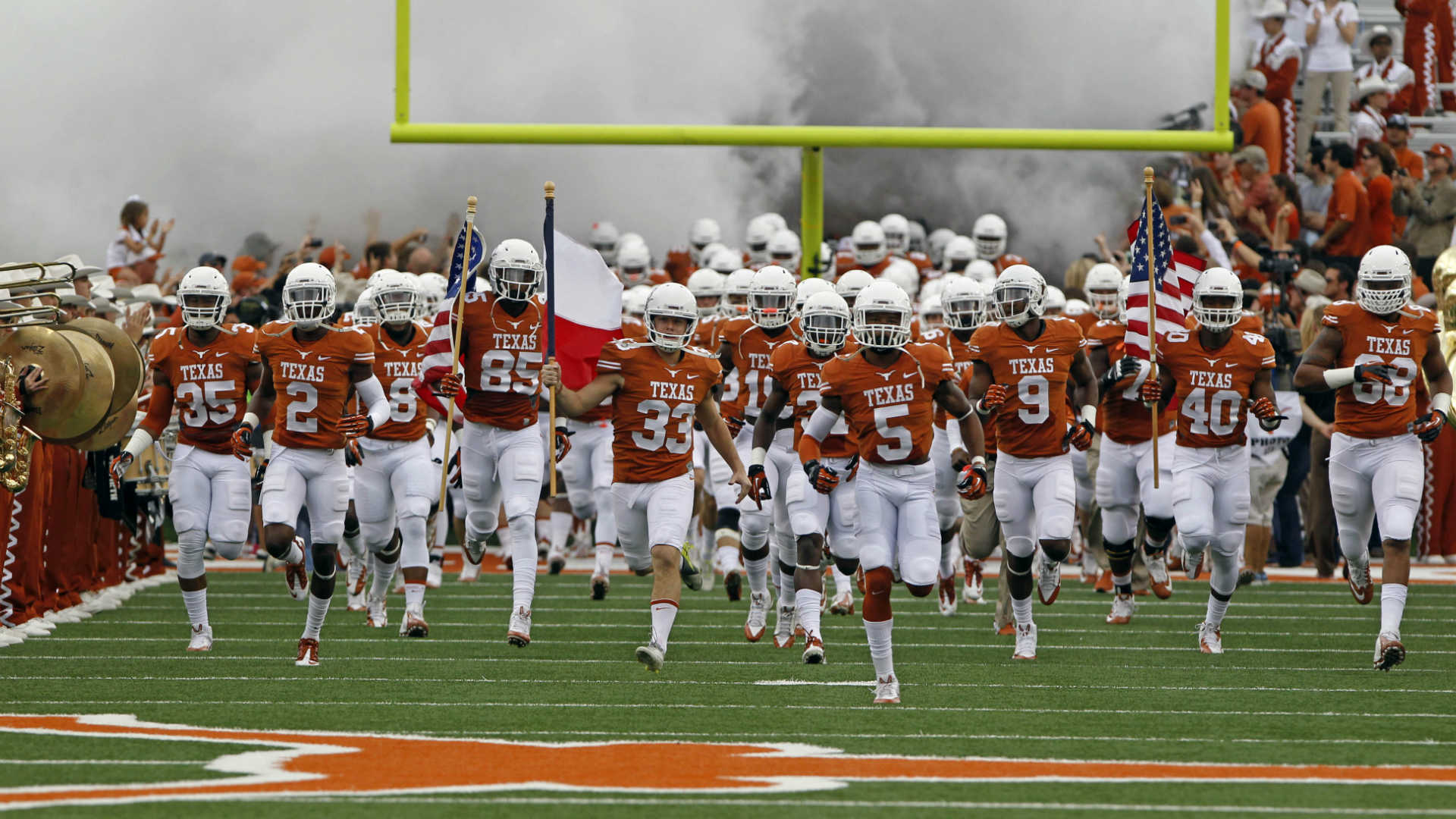 1920x1080 HD Texas Longhorns Football Background