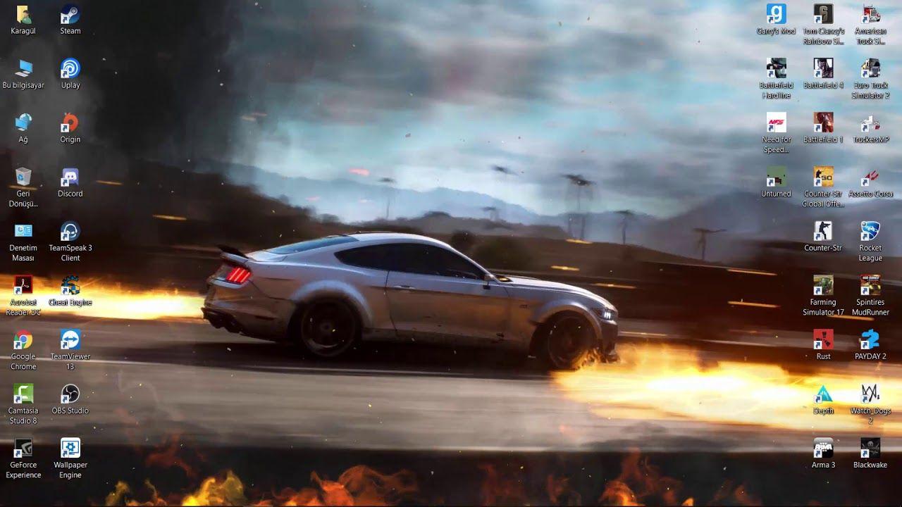 1280x720 Wallpaper Engine. Ford Mustang GT HD Live Wallpaper. NFS
