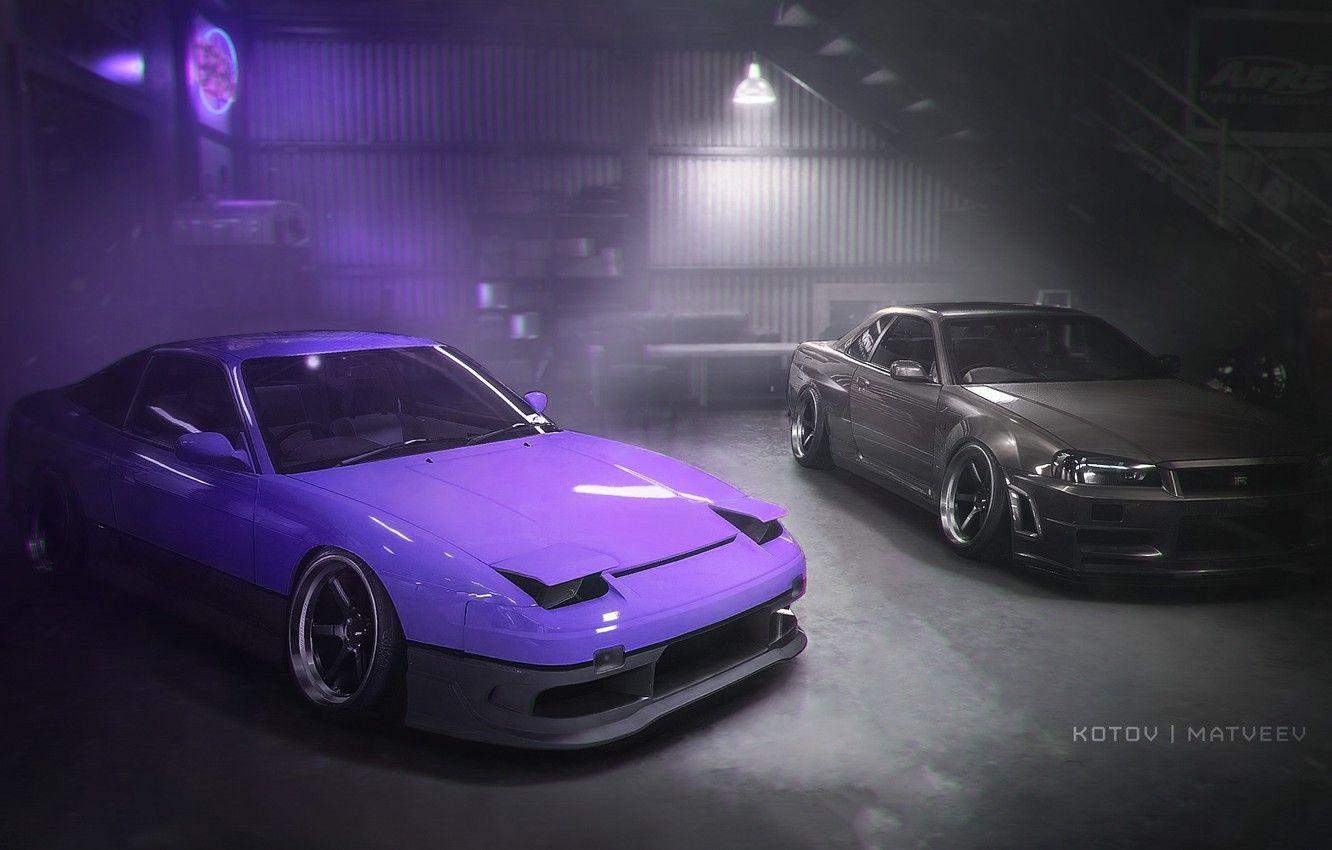 1332x850 Wallpaper Nissan, Photohop, 240sx, Skylilne, Need For Speed
