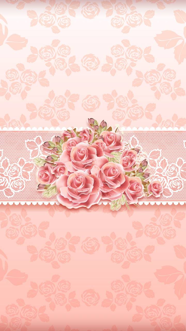 720x1280 Peachy Rose Garden wallpaper