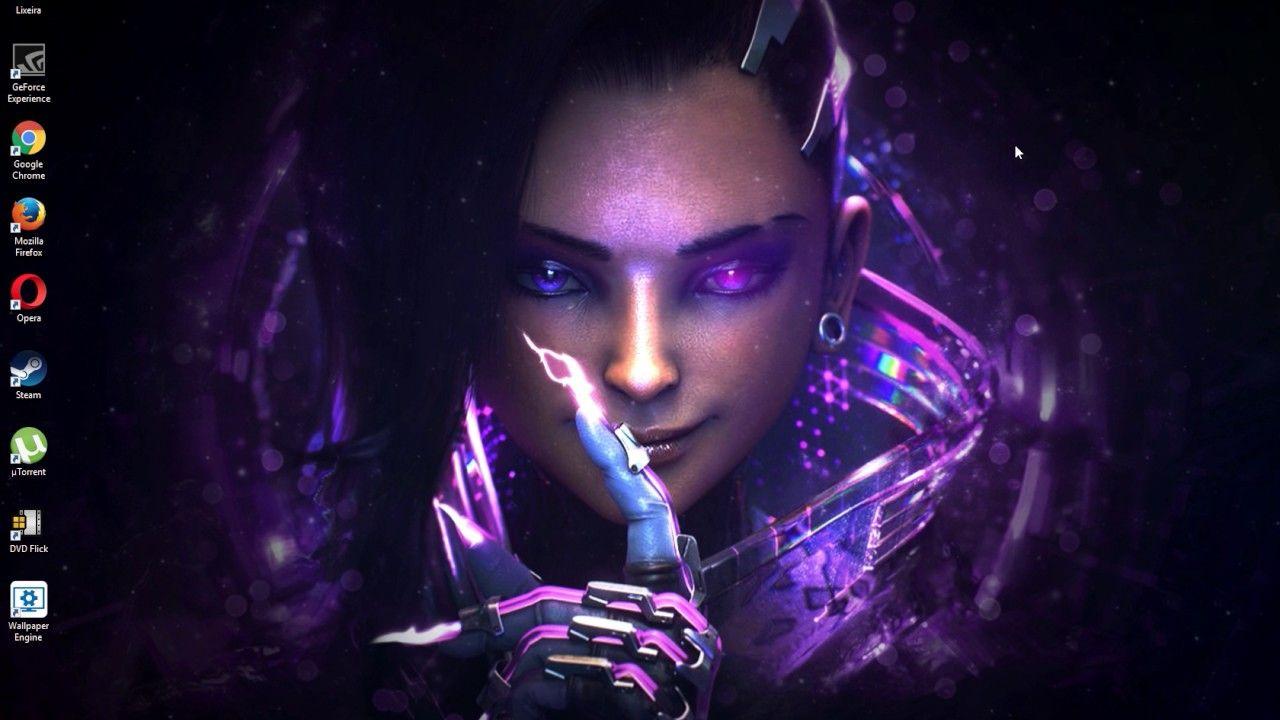 1280x720 Wallpaper Engine Sombra overwatch