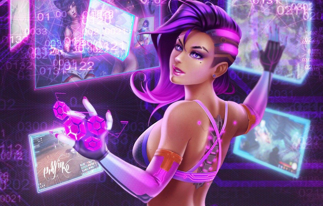 1332x850 Wallpaper Girl, Figure, Fantasy, Art, Art, Beauty