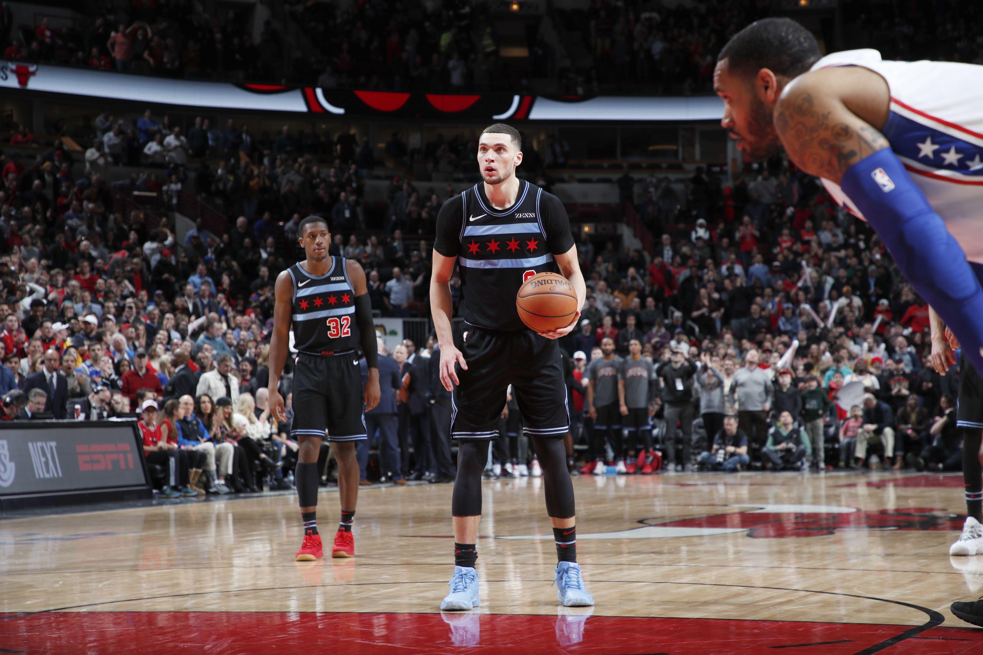 3200x2133 Chicago Bulls: Zach LaVine comes up clutch in battle with Philly