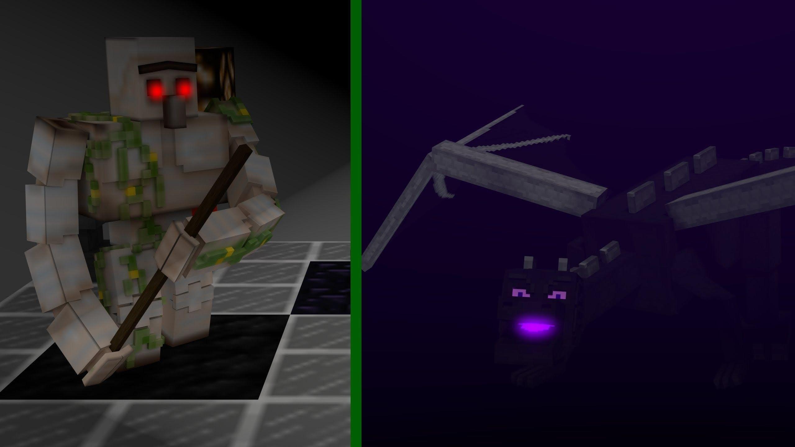 2560x1440 Ender Dragon Wallpaper