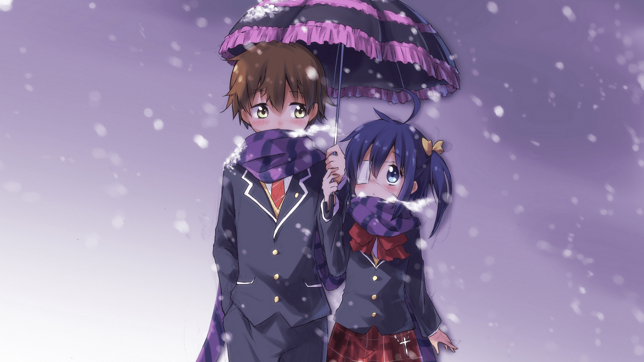 2560x1440 #Togashi Yuuta, #Chuunibyou demo Koi ga Shitai