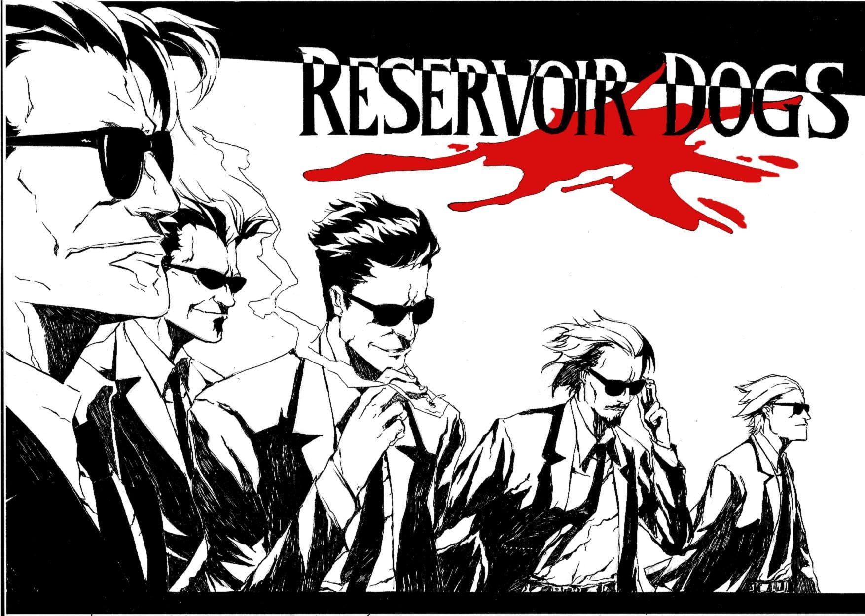 1754x1249 Reservoir Dogs anime HD wallpaper