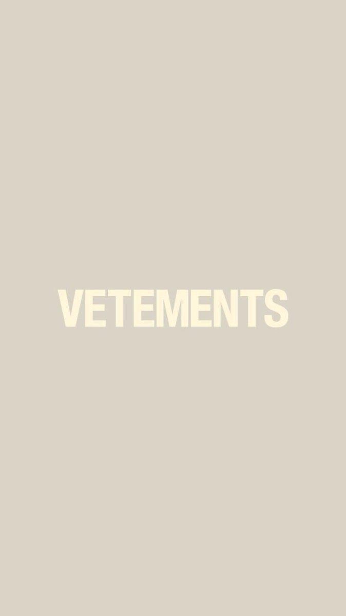 674x1200 Vetements Wallpaper