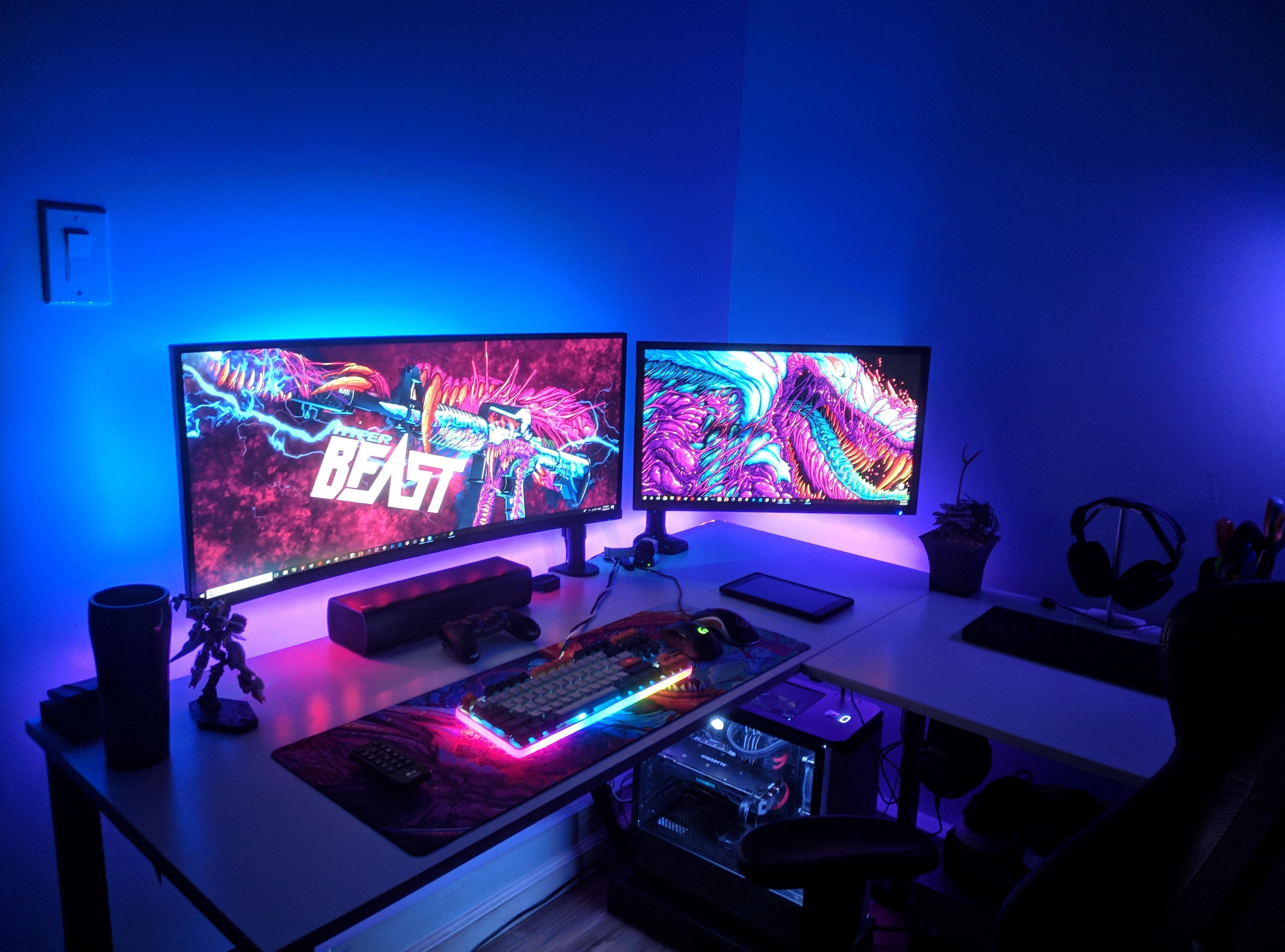 Gaming Setup Wallpapers - Top Free Gaming Setup Backgrounds - WallpaperAccess