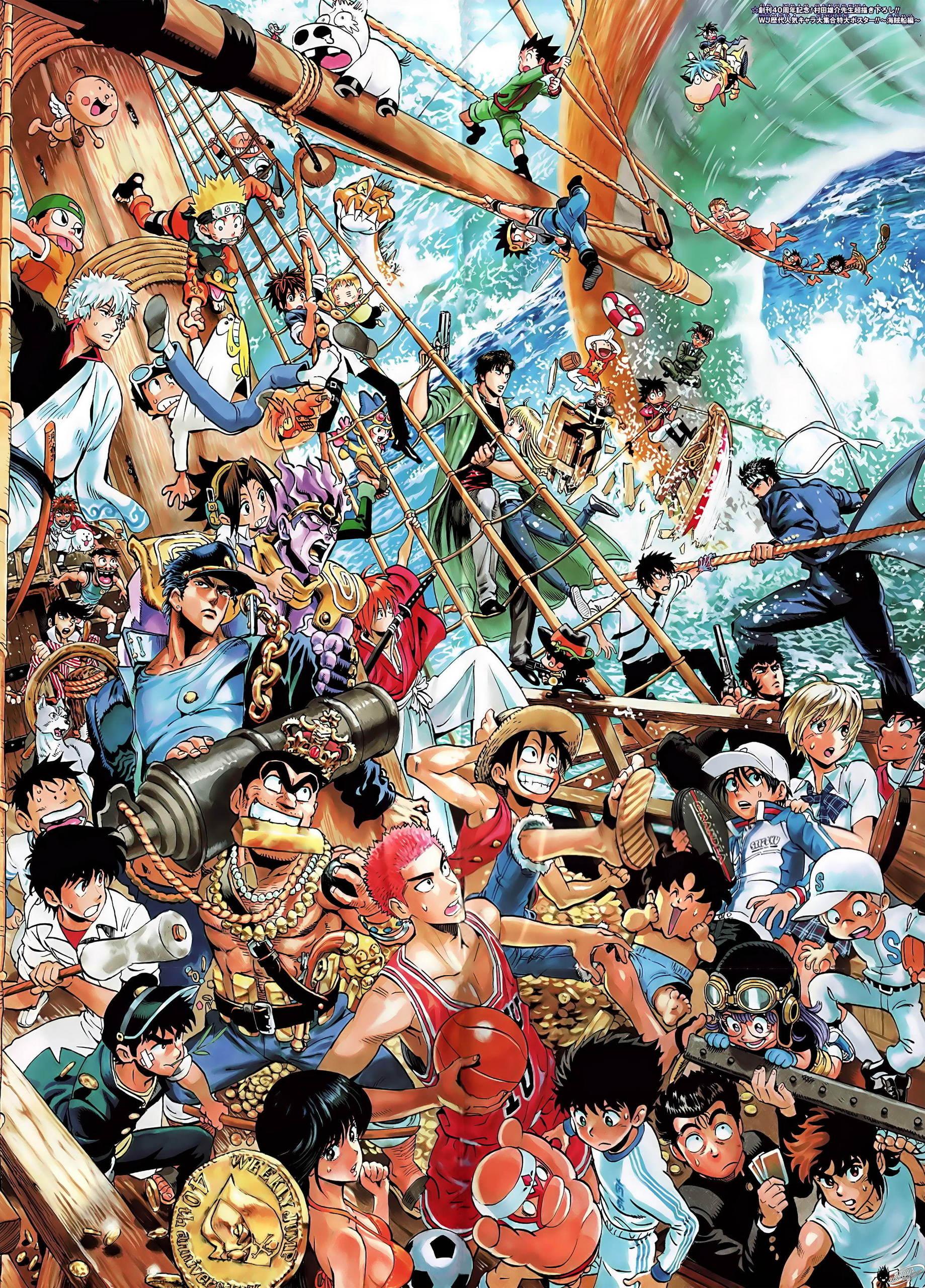Shonen Jump Wallpapers Top Free Shonen Jump Backgrounds Wallpaperaccess