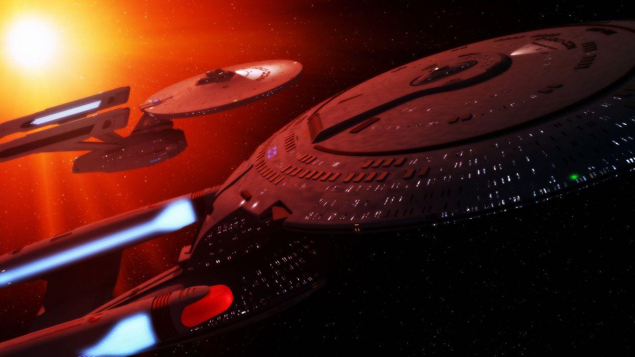 1244x700 Star Trek Starship Enterprise Spaceship Starlight space