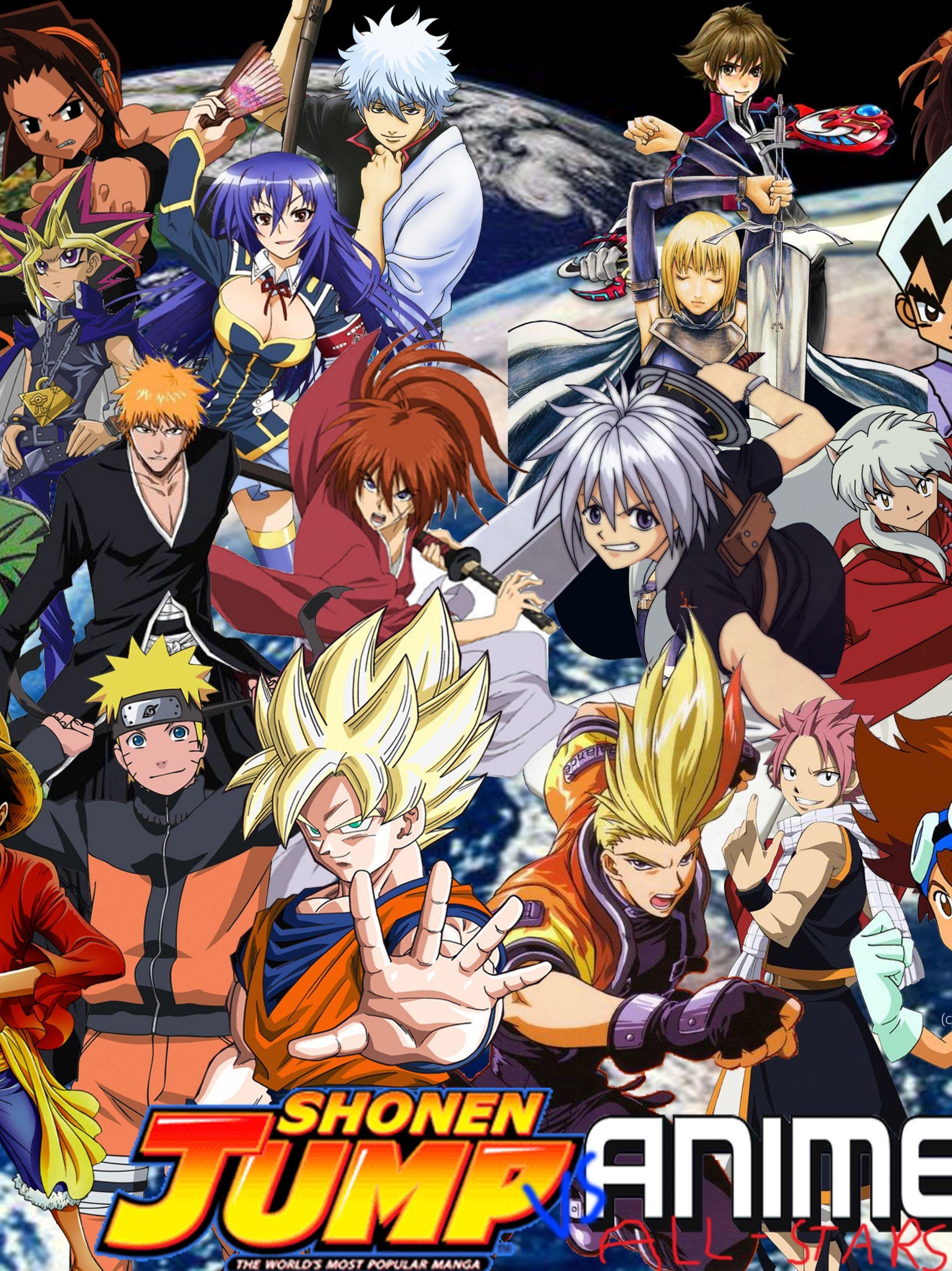 2048x2732 Free download shonen jump vs anime all stars