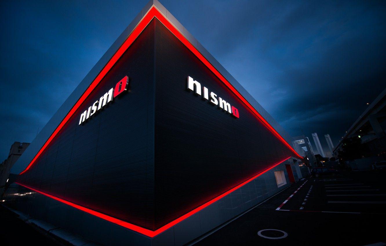 1332x850 Wallpaper line, style, the building, neon, office, nismo