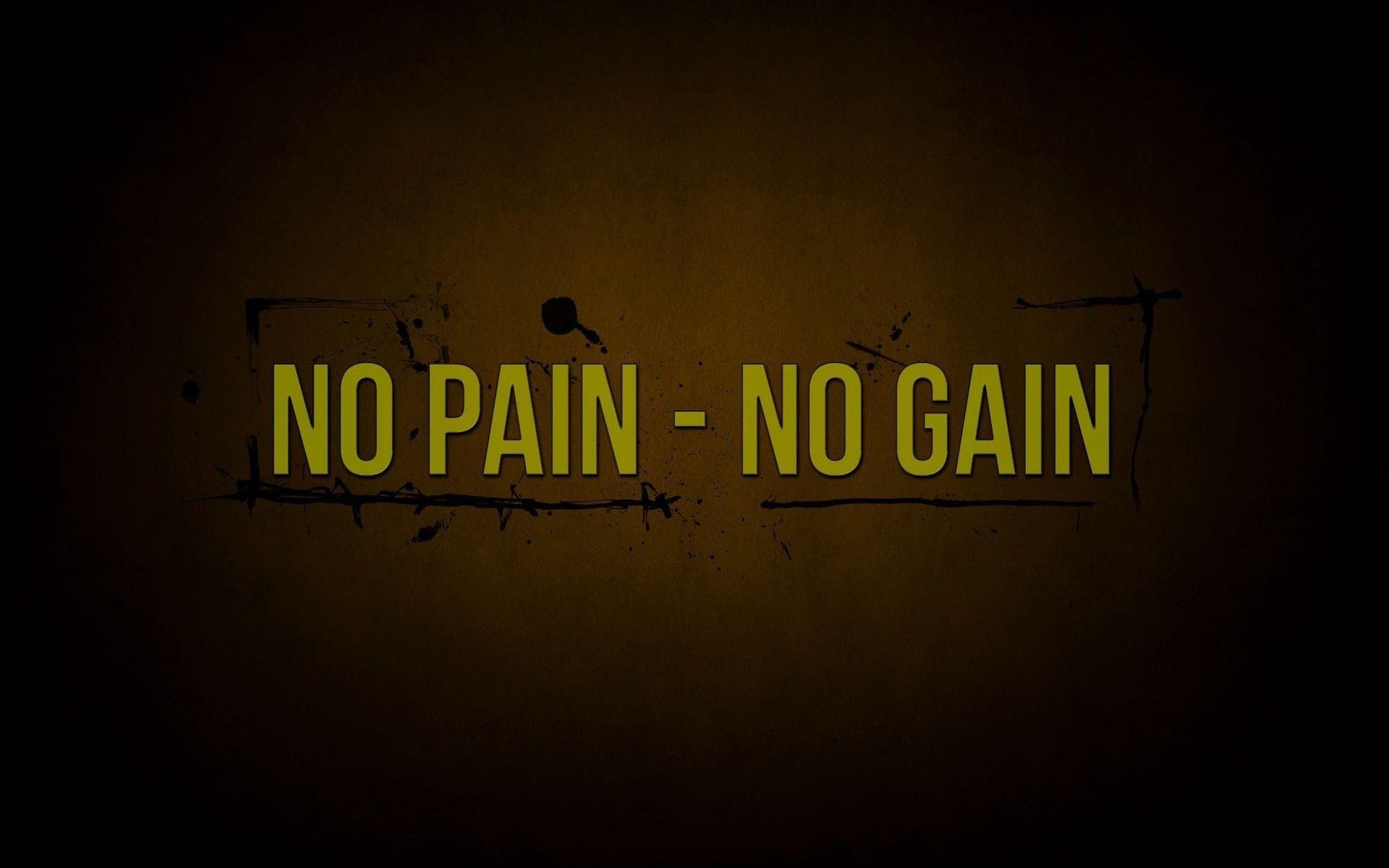 1920x1200 No Pain No Gain Wallpaper