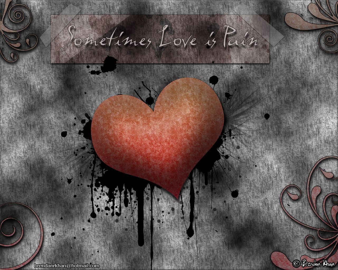 1280x1024 Love Pain Wallpaper