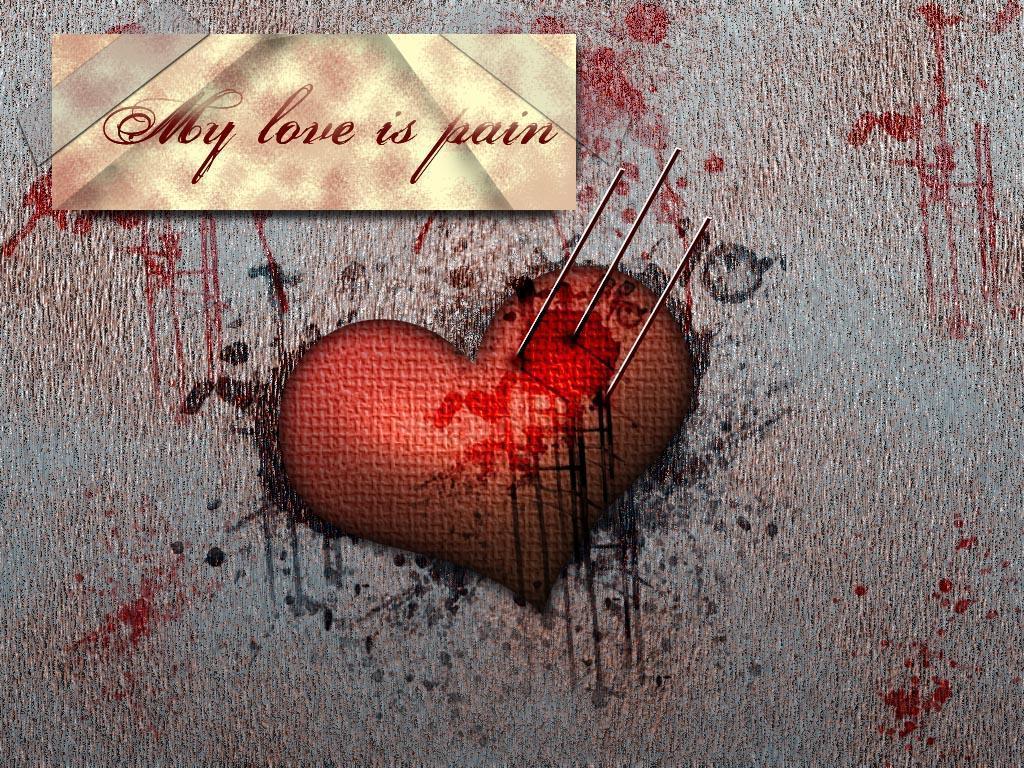 1024x768 Pain Of Love Hurts Quotes Image For Sad Heart Love Is